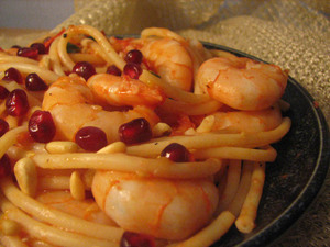 Shrimp_pomegranate_pasta